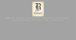 Desktop Screenshot of beckhamspub.com